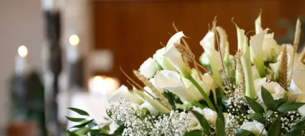 blommor städning av dödsbo